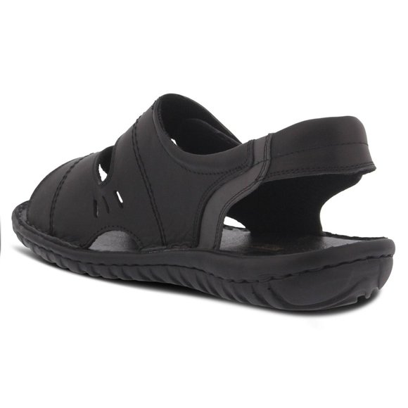 Spring Step Shoes Diro Men's Leather Slingback Sandals BLACK - Picture 7 of 7